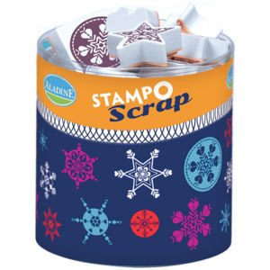 Stampo scrap -  sněhové vločky