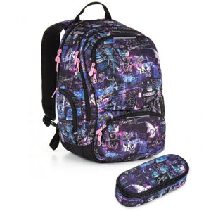 Studentský batoh a penál Topgal - HIT 889 I - Violet