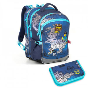 Školní batoh a penál Topgal COCO 18015 B