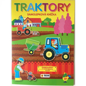 Traktory - samolepky k opakovanému použití