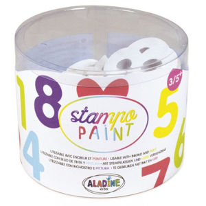 StampoPaint, malovací pěnová razítka - čísla
