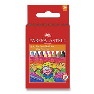 Voskovky Faber-Castell kulaté - 16 barev