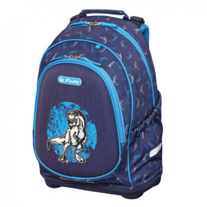 Školní batoh Herlitz Bliss - Modrý dino