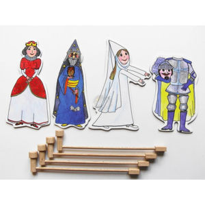 Marionetino - Loutkový balíček s tyčkami - Královská sada II