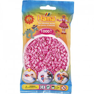 Hama Midi - korálky pastelově růžové 1000 ks