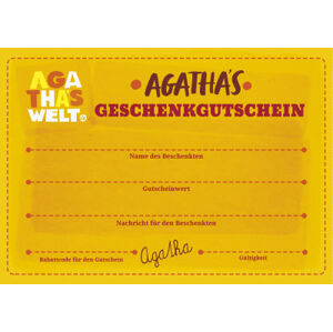 Agatha's Geschenkgutschein: 30 EUR