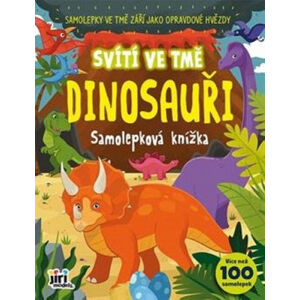 Dinosauři - samolepková knížka svítící ve tmě