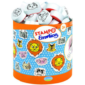 Dětská razítka StampoMinos - Zvířecí smajlíci