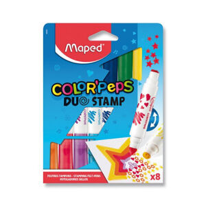 Fixy MAPED Color´Peps Duo Stamp oboustr., 8 ks