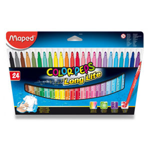 Dětské fixy Maped Color´Peps - 24 barev